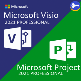 PROJECT PROFESSIONAL + VISIO PROFESSIONAL 2021 ACTIVATION KEY – BUNDLE