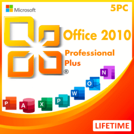 Microsoft Office 2010 Professional Plus for 5PC Activation Product Key